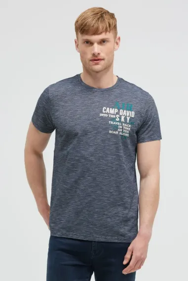 CAMP DAVID Футболка в тонкую полоску