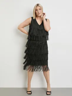 SAMOON Юбка с бахромой