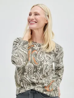 GERRY WEBER Джемпер с принтом пэйсли