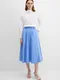 Elisa.and.me Юбка миди А-силуэта голубая