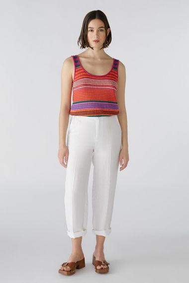 Oui Топ льняной