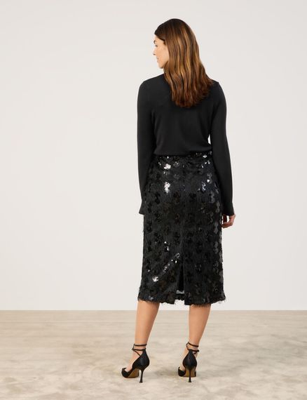 GERRY WEBER Юбка с бахромой и пайетками