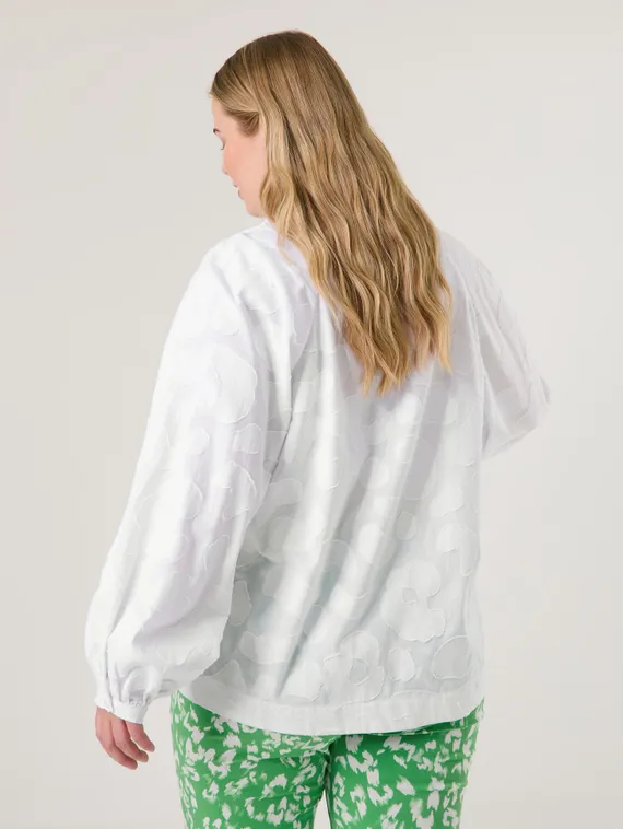 SAMOON Блуза с жаккардовым узором