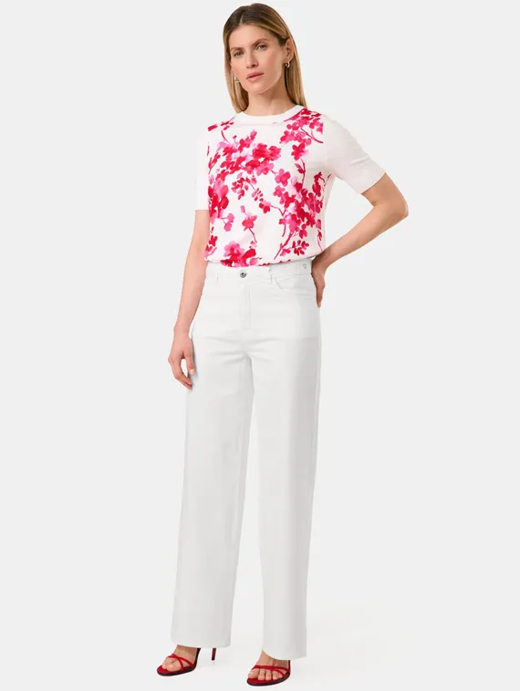 TAIFUN Джинсы белые