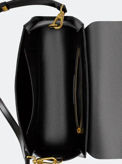 BULMER Мини сумка-багет из натуральной кожи