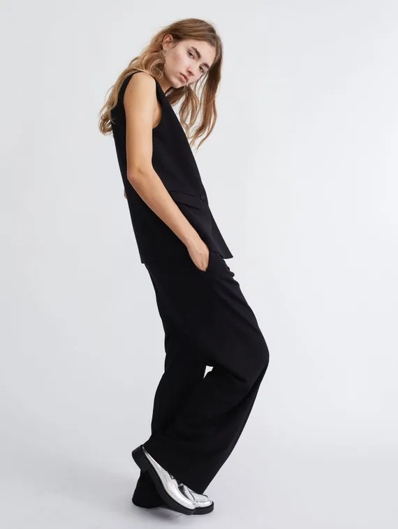 Oui Брюки из вискозного джерси