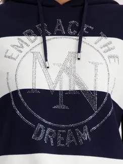 MONARI Джемпер с декоративной эмблемой