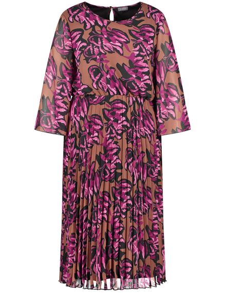 SAMOON Платье с плиссированной юбкой