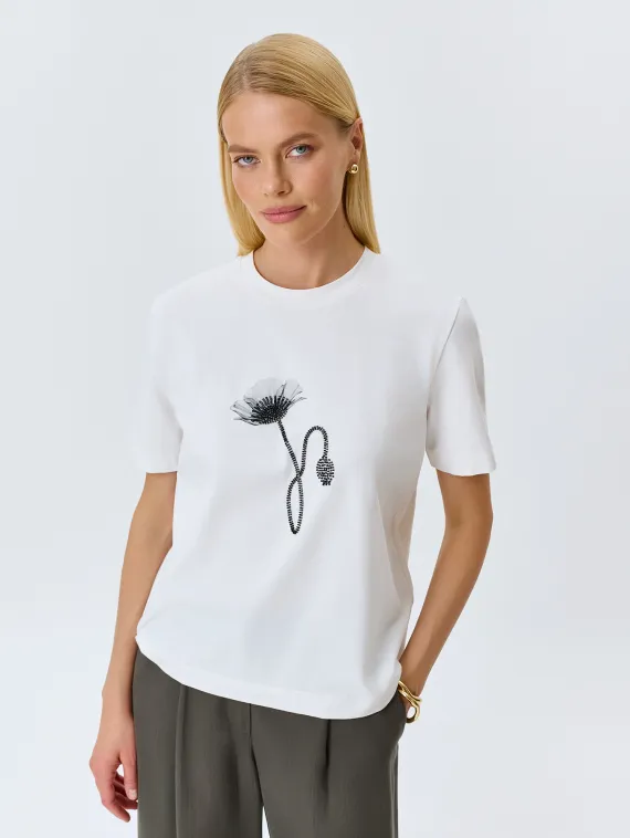 BULMER Футболка с бисером