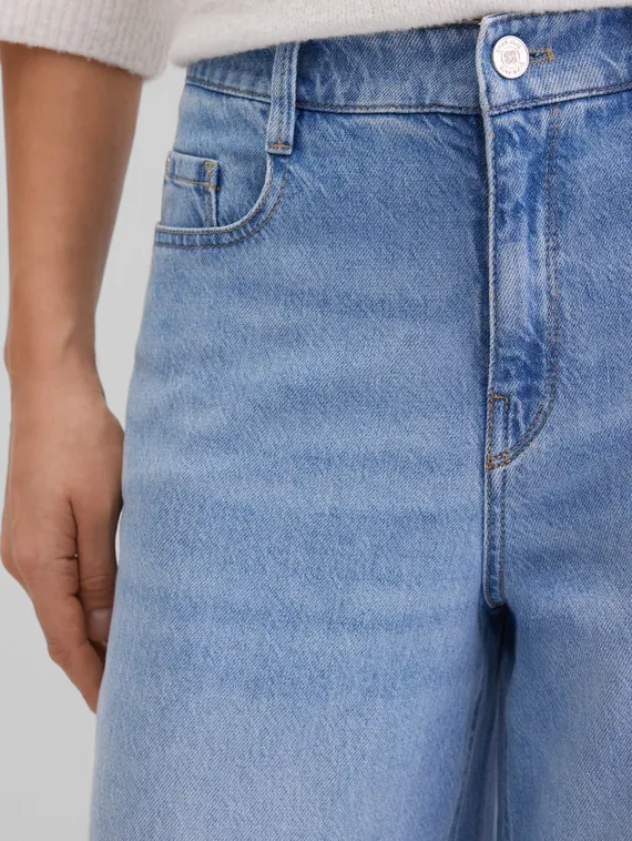 SOUL4ME Джинсы клеш широкие