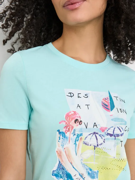 GERRY WEBER Футболка с принтом