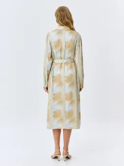 BULMER Платье-рубашка с абстрактным принтом