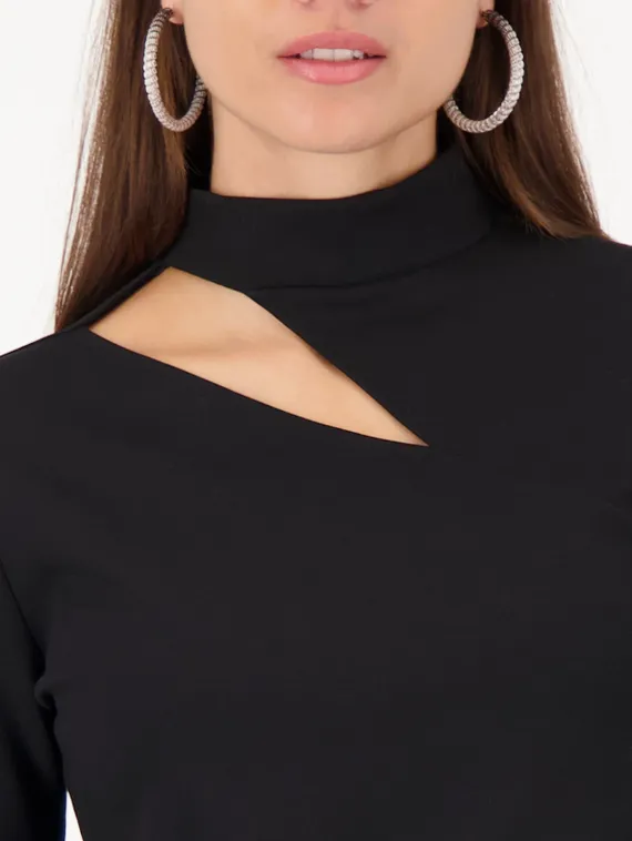 MONARI Толстовка с вырезом и воротником-стойкой