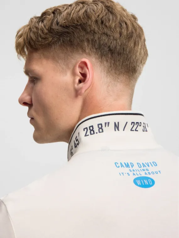 CAMP DAVID Поло с фотопринтом