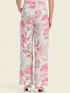 GERRY WEBER Брюки льняные с узором пейсли