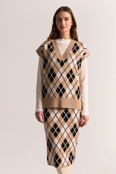 UNQ Жилет вязаный