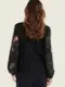 GERRY WEBER Блуза с объемной аппликацией и бахромой