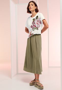 BIANCA Футболка с цветочным принтом