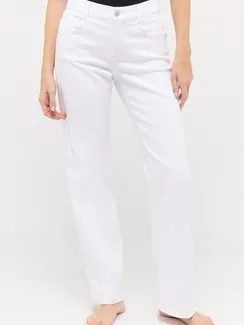 ANGELS Джинсы широкие в белом цвете
