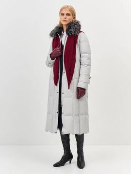 BULMER Пальто с мехом чернобурки