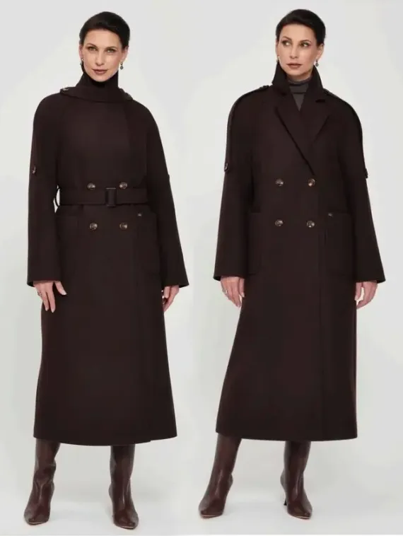 Dolche Moda Пальто из шерсти и шелка