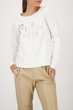 MONARI Толстовка с надписью из стразов