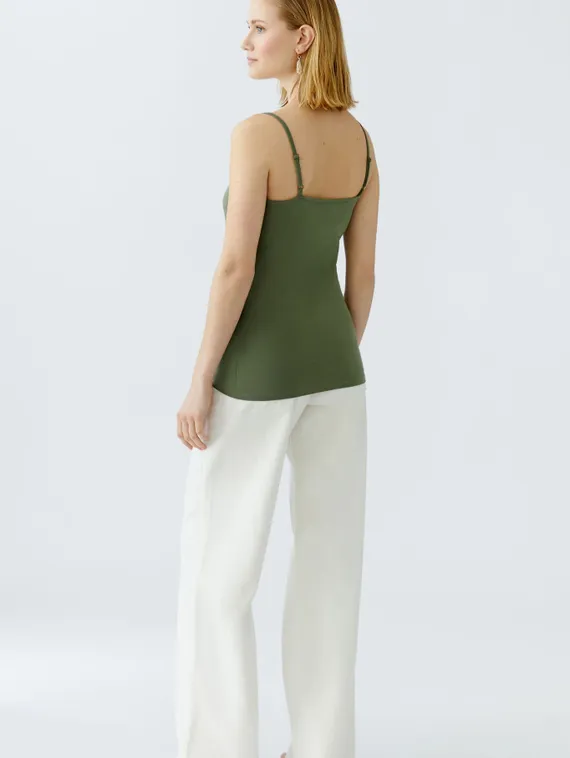 Oui Топ на тонких бретелях