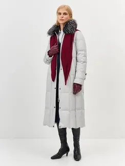 BULMER Пальто с мехом чернобурки