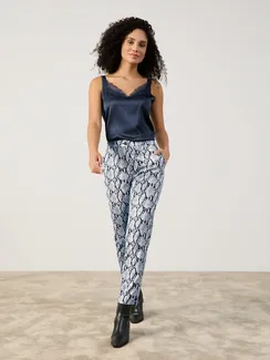 GERRY WEBER Брюки с принтом змеи