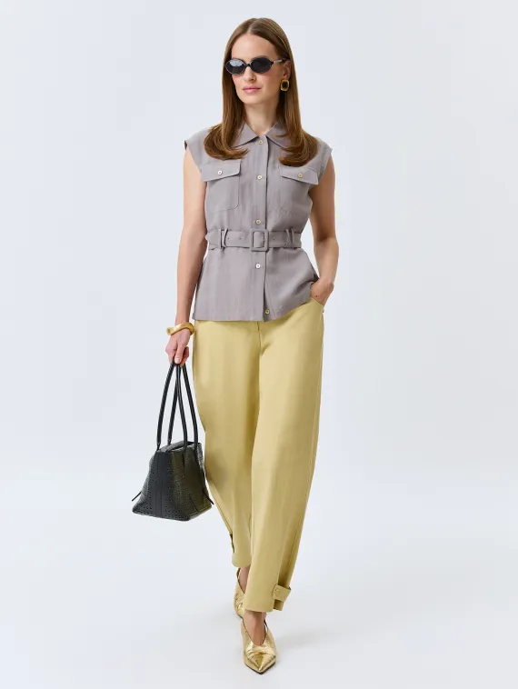 BULMER Блузка-жилет из тенселя