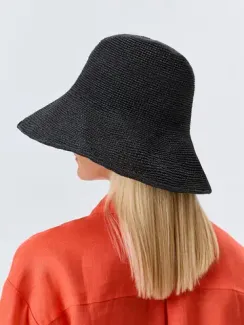 BULMER Шляпа-котелок из натуральной бумажной соломки