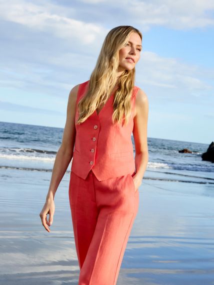 GERRY WEBER Жилет льняной