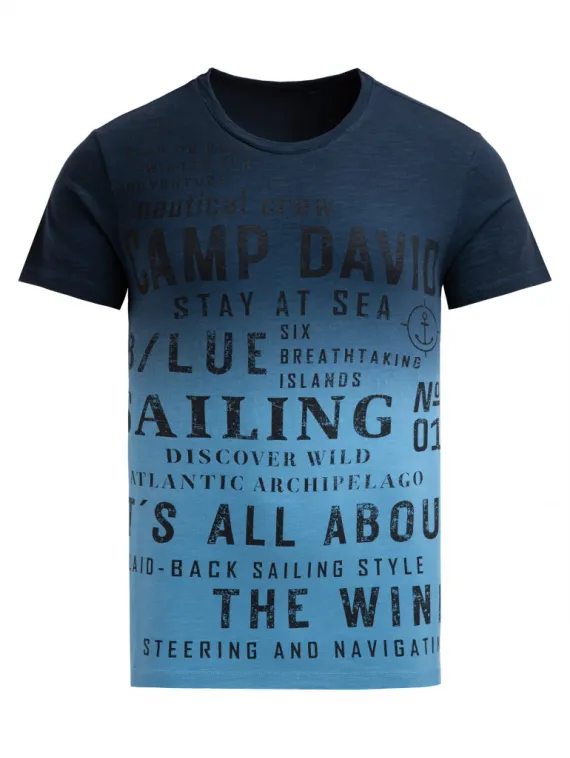 CAMP DAVID Футболка с надписями