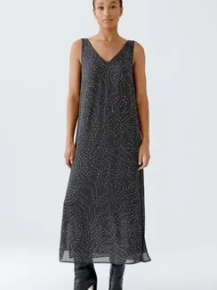 Oui Платье с декоративными камнями