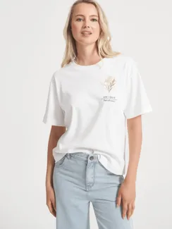 UNQ Футболка с принтом на спине