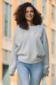 MONARI Толстовка из хлопка с надписью