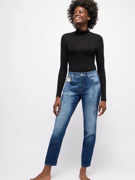 ANGELS Джинсы с декоративными камнями