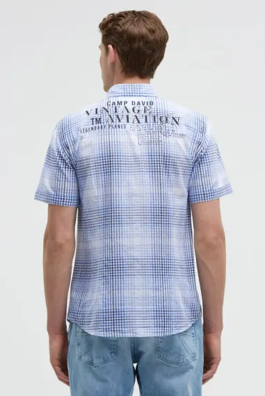 CAMP DAVID Рубашка в клетку
