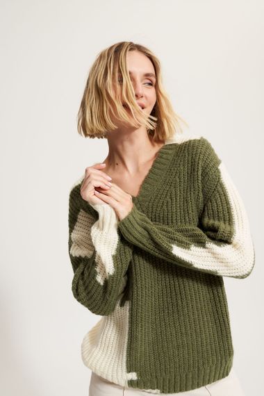 UNQ Пуловер с V-вырезом