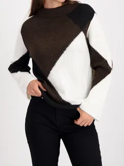 MONARI Джемпер с ромбовидным узором