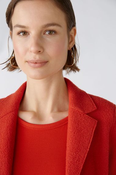 Oui Пальто из чистой шерсти