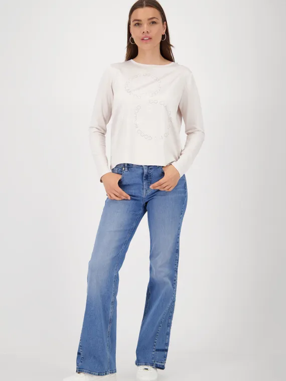 MONARI Блуза с атласным эффектом