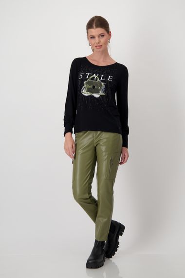 MONARI Футболка с принтом и стразами