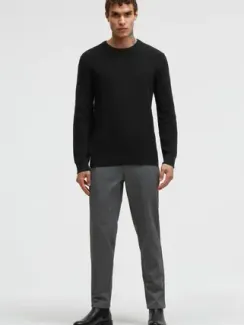 CAMP DAVID Классический черный джемпер