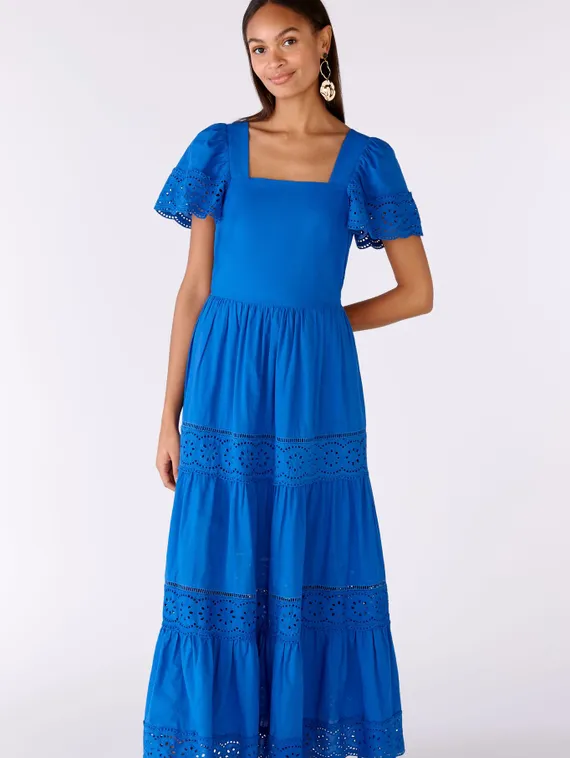 Oui Платье с вышивкой