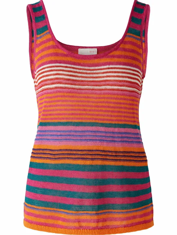 Oui Топ льняной