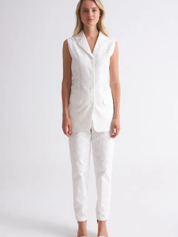 UNQ Жилет кружевной