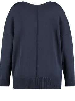 SAMOON Пуловер с цветочным принтом