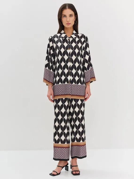 BULMER Брюки с графичным принтом