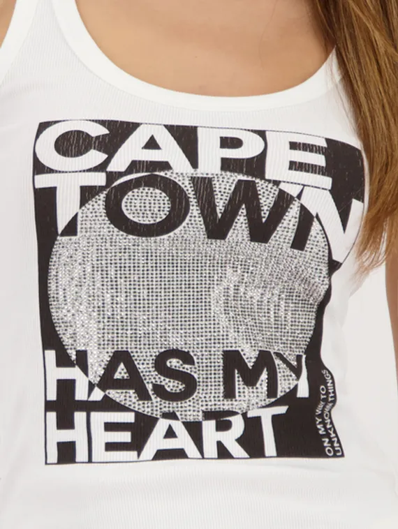 MONARI Топ с надписью